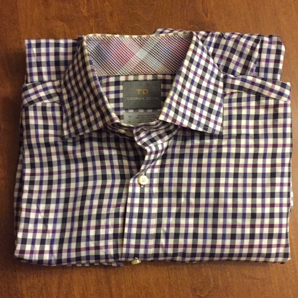 T. D. Thomas Dean Mens Shirt NWOT size M - Picture 2 of 7